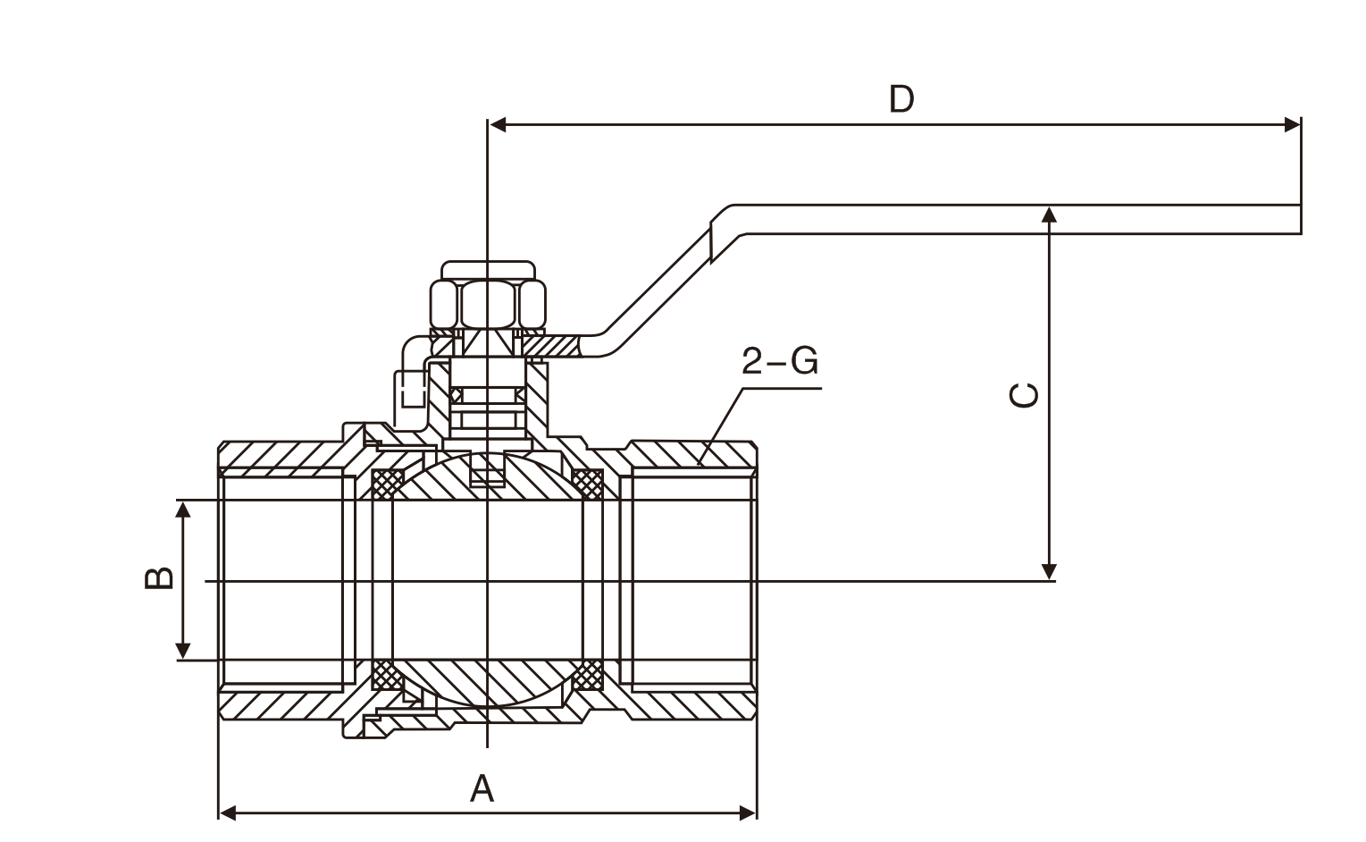 黃銅絲扣(kou)球閥(圖1)