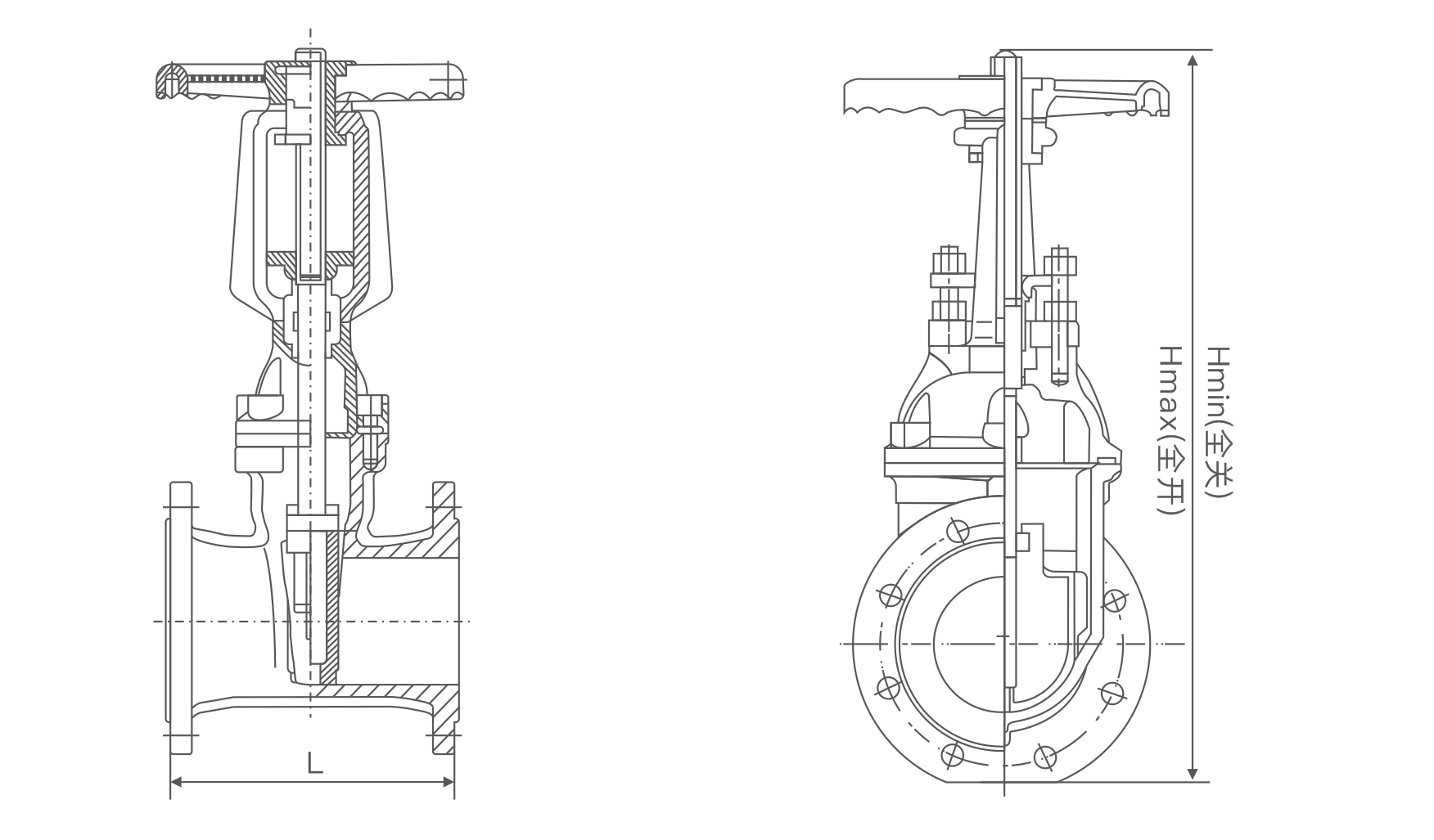 明杆(gǎn)彈性座(zuò)封閘閥(fa)(圖1)