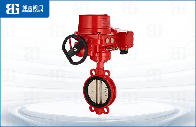 電動對(dui)夾式蝶(die)閥