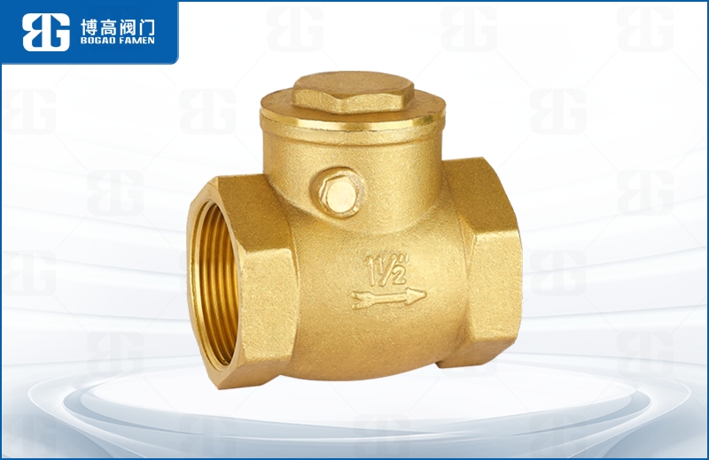 黃銅卧(wo)式止回閥