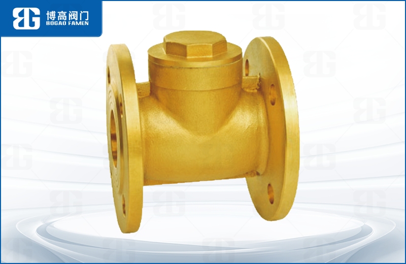 黃(huáng)銅法蘭止回(hui)閥