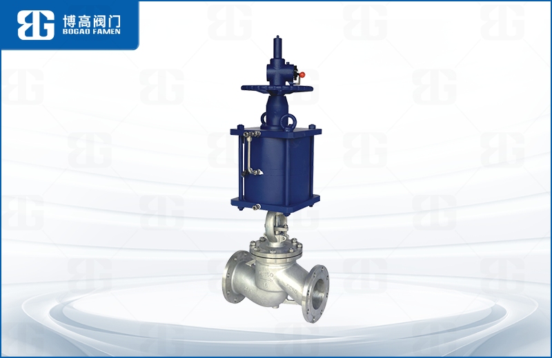 氣(qi)動法蘭(lan)截止閥(fa)